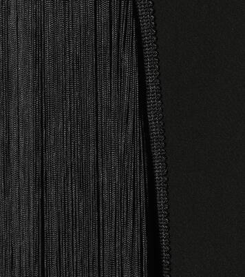 Robe en crêpe à franges | Stella McCartney