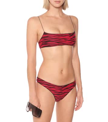 Curve zebra-print bikini bottoms | Tropic of C