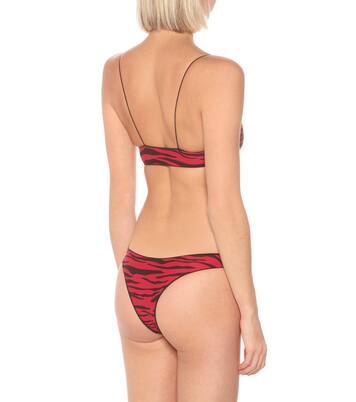 Curve zebra-print bikini bottoms | Tropic of C