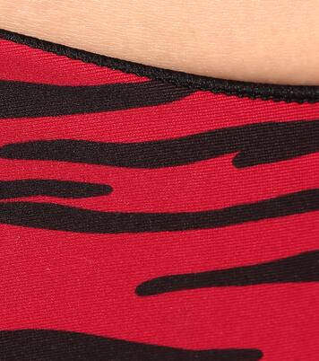 Curve zebra-print bikini bottoms | Tropic of C