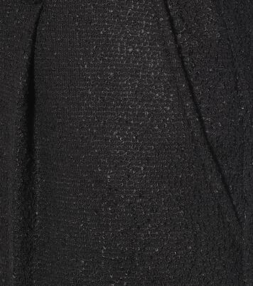 Pantalon Nicola en tweed de laine mélangée | Deveaux New York