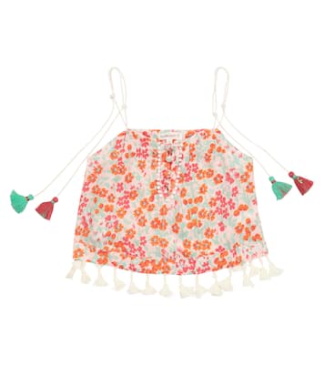 Mara floral top | Poupette St Barth Kids