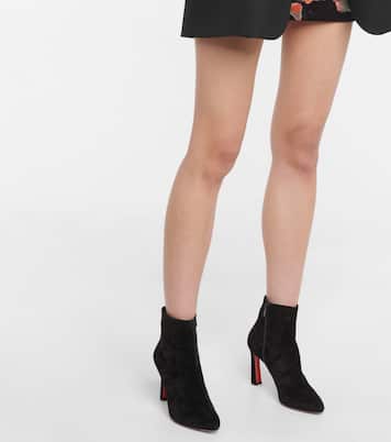 Eleonor 85 suede ankle boots | Christian Louboutin