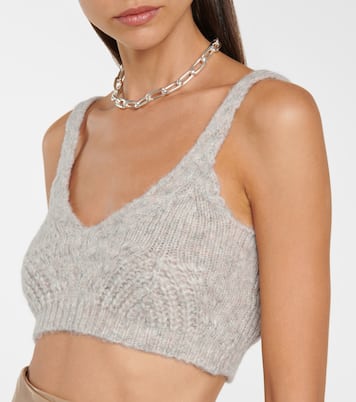 Soutien-gorge Elsa en laine et alpaga mélangés | Simkhai