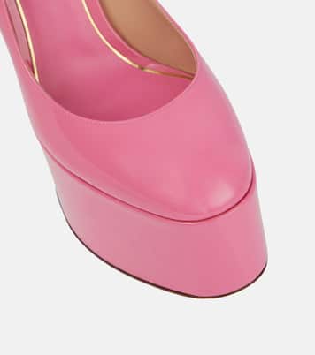 Plateau-Pumps Tan-Go 155 aus Lackleder | Valentino Garavani