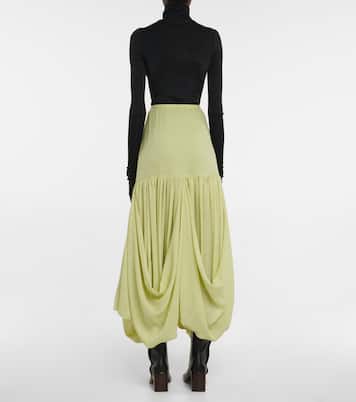 Midirock Olwen aus Seiden-Crêpe | The Row