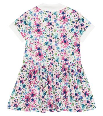 Floral-printed cotton dress | Il Gufo