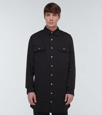 Sobrecamisa en mezcla de algodón | Rick Owens