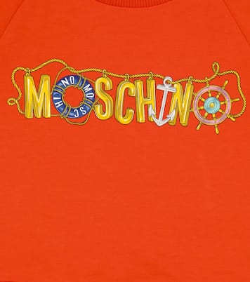 Printed cotton dress | Moschino Kids