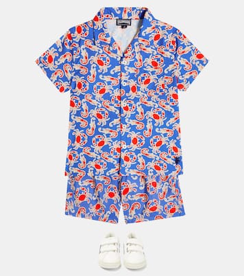 Geres printed cotton shirt | Vilebrequin Kids