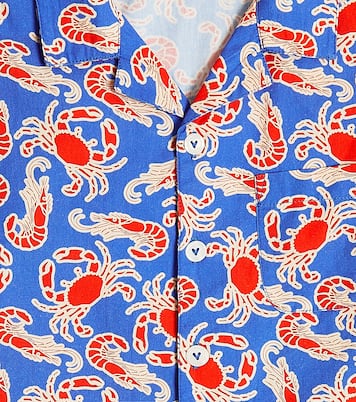 Geres printed cotton shirt | Vilebrequin Kids