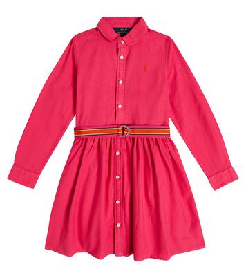 Belted cotton shirt dress | Polo Ralph Lauren Kids