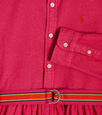Belted cotton shirt dress | Polo Ralph Lauren Kids