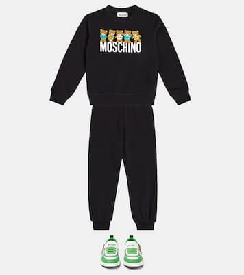 Teddy Bear leather sneakers | Moschino Kids