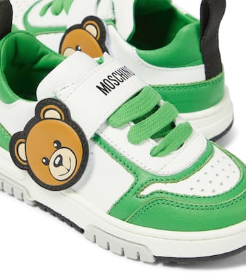 Teddy Bear leather sneakers | Moschino Kids
