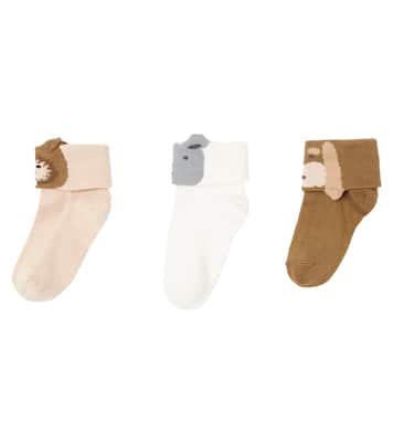 Bebé - set de 3 calcetines en mezcla de algodón | Il Gufo