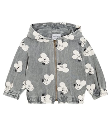 Baby printed cotton-blend jersey hoodie | Bobo Choses