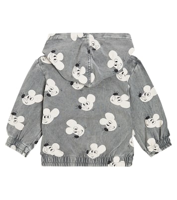 Baby printed cotton-blend jersey hoodie | Bobo Choses