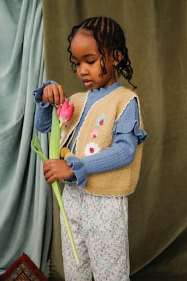 Gilet Sylna con ricamo | Louise Misha