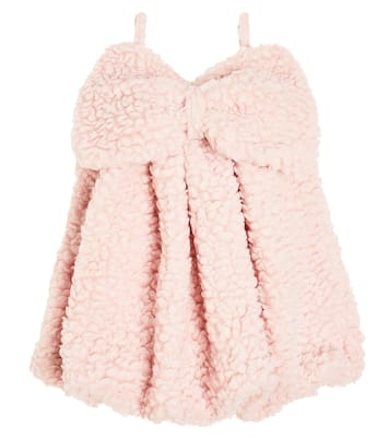 Bow-detail wool-blend dress | Caroline Bosmans