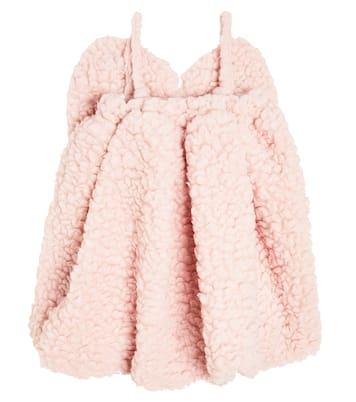 Bow-detail wool-blend dress | Caroline Bosmans