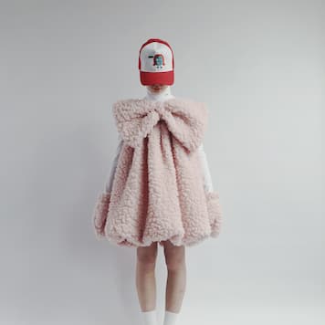 Bow-detail wool-blend dress | Caroline Bosmans