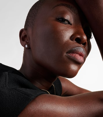 Ohrringe Shield of Strength aus 10kt Gelbgold mit Diamanten | Stone and Strand