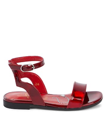 Melodie Chick patent leather sandals | Christian Louboutin Kids