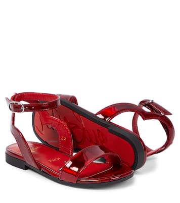 Melodie Chick patent leather sandals | Christian Louboutin Kids