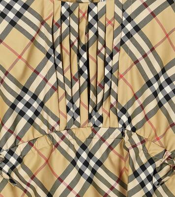 Burberry Check cotton-blend top | Burberry Kids