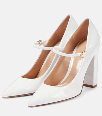 100 patent leather Mary Jane pumps | Gianvito Rossi