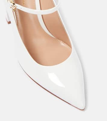 100 patent leather Mary Jane pumps | Gianvito Rossi