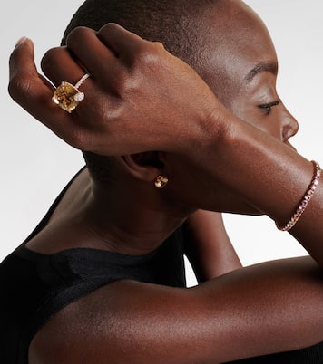 Peekaboo 18kt rose gold ring with beryl and diamonds | Bucherer Fine Jewellery