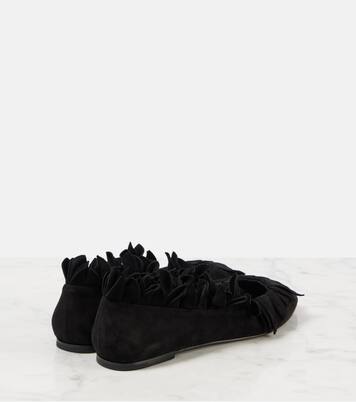 Bailarinas Petal de ante | Alaïa