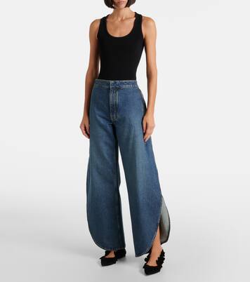 Bailarinas Petal de ante | Alaïa