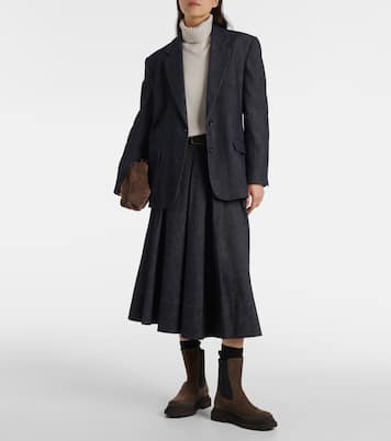 Blazer aus Denim | Brunello Cucinelli