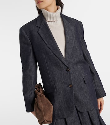 Blazer aus Denim | Brunello Cucinelli