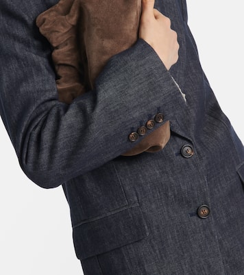 Blazer aus Denim | Brunello Cucinelli