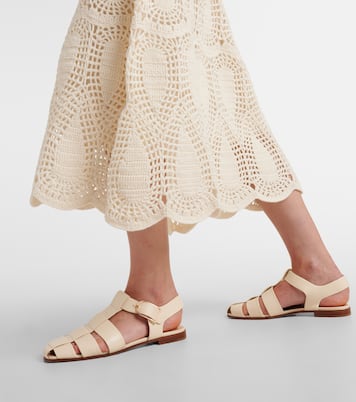 Abito lungo Waldman in crochet di lana e cashmere | Gabriela Hearst