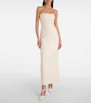 Robe midi Opus en laine et soie | Gabriela Hearst