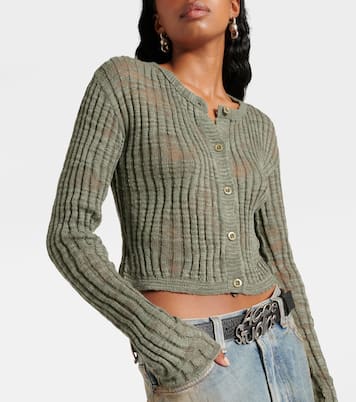 Cardigan en lin mélangé | Acne Studios