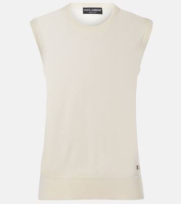 Top DG aus Kaschmir und Seide | Dolce&Gabbana