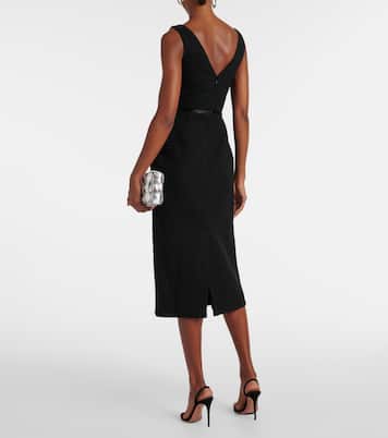 Robe midi en tweed | Erdem