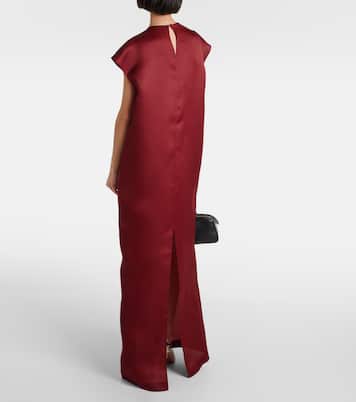 Robe longue Lohan en soie | Khaite