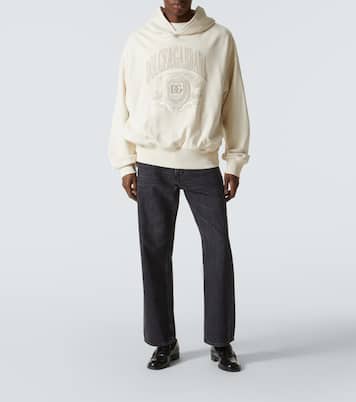 Embroidered cotton jersey hoodie | Dolce&Gabbana