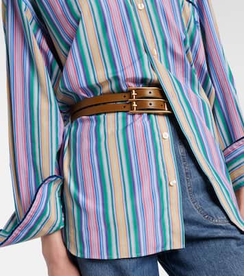 Reversible leather belt | Etro