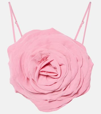 Cropped-Top aus Gabardine | Blumarine