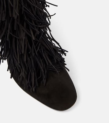 Gytane 85 suede ankle boots | Aquazzura