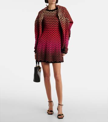 Minikleid aus Häkelstrick | Missoni