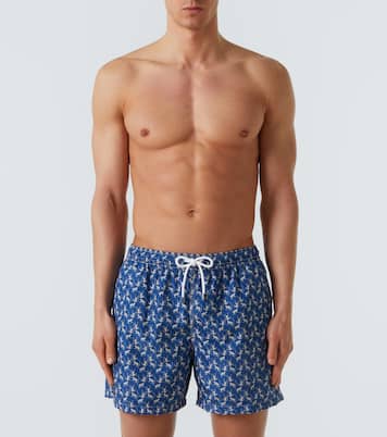 Printed swim trunks | Fedeli